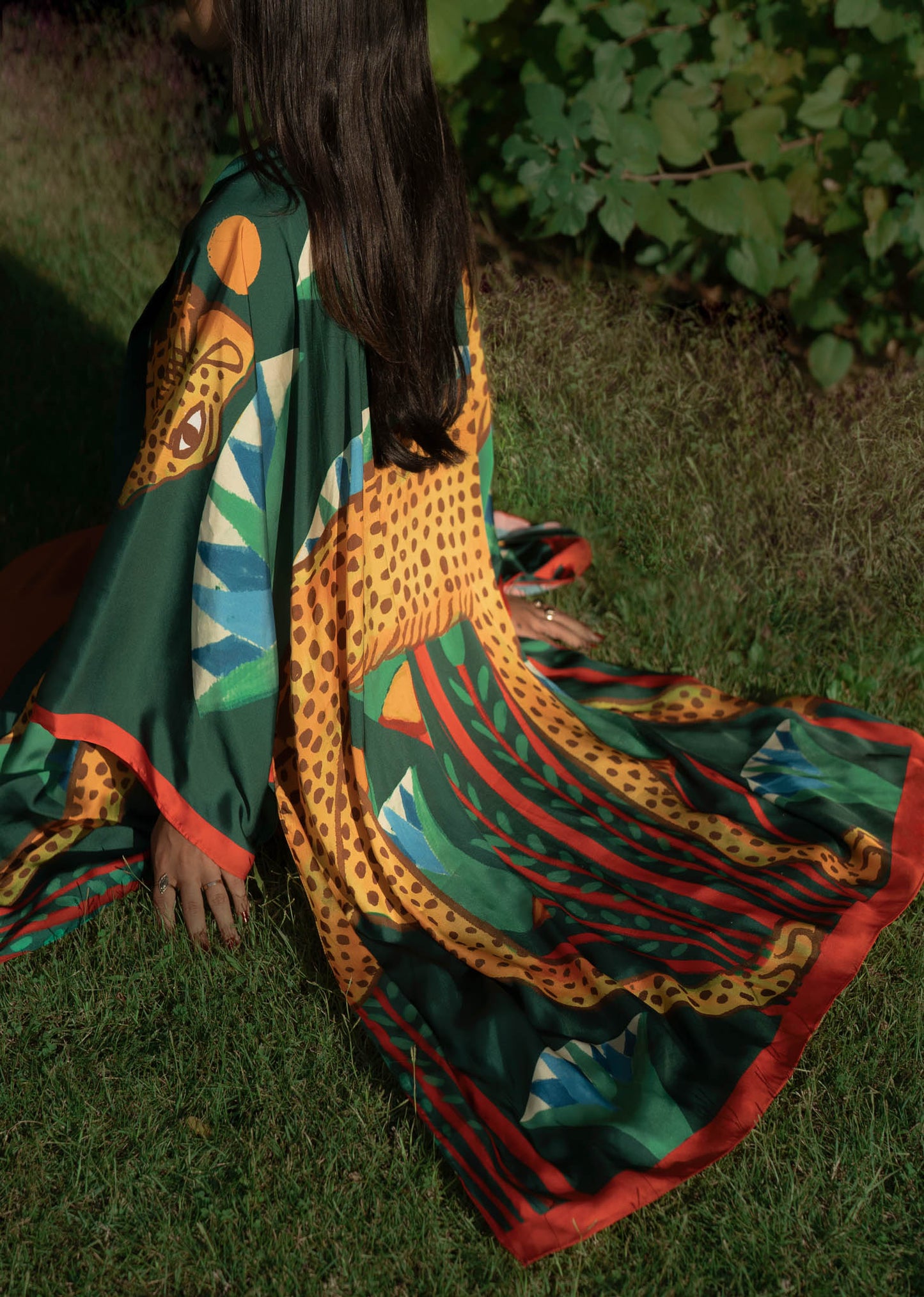 LEOPARD FOREST KIMONO